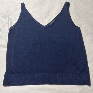 Banana Republic Navy Blue Sweater Tank